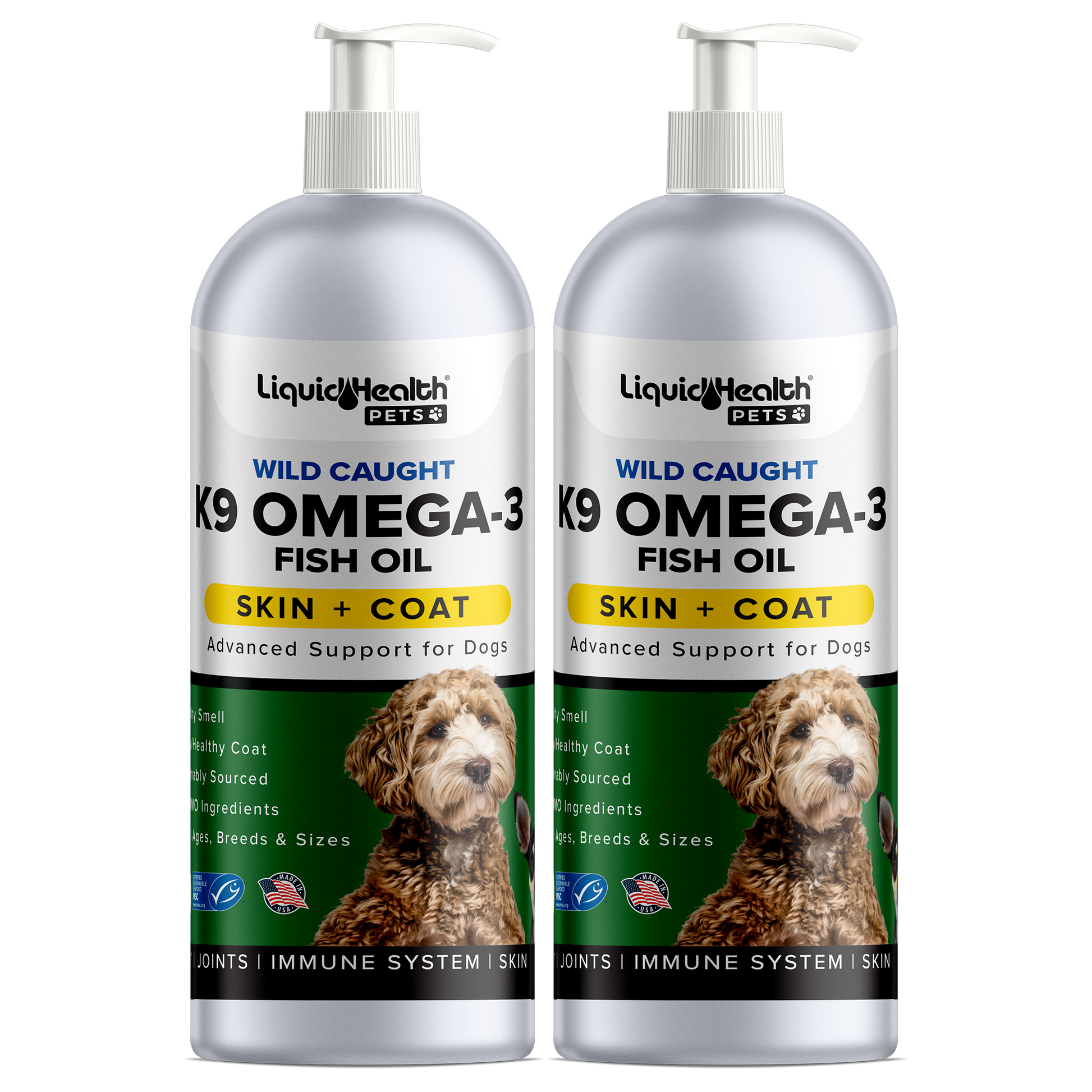 Liquid-Health-Pets-K9-Fish-Oil-Two-Pack