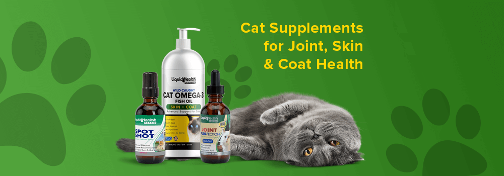 Cat Supplements for Joint, Skin & Coat Health