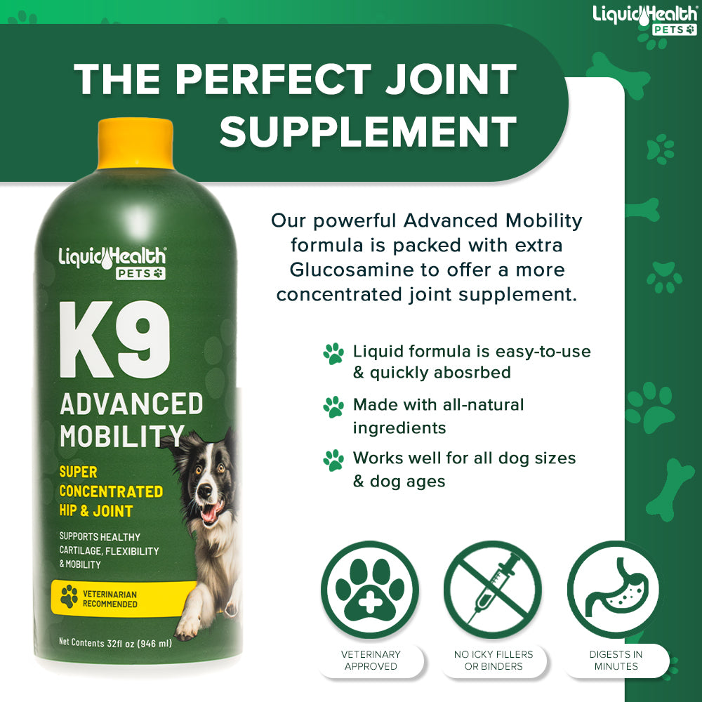 K9 Advanced Mobility Super Concentrated Glucosamine For Dogs