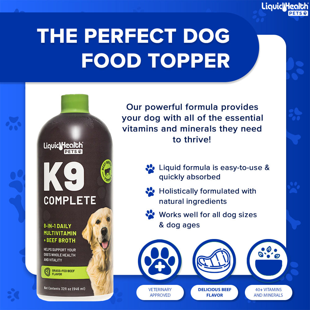 NEW! K9 Complete 8-in-1 Multivitamin For Dogs