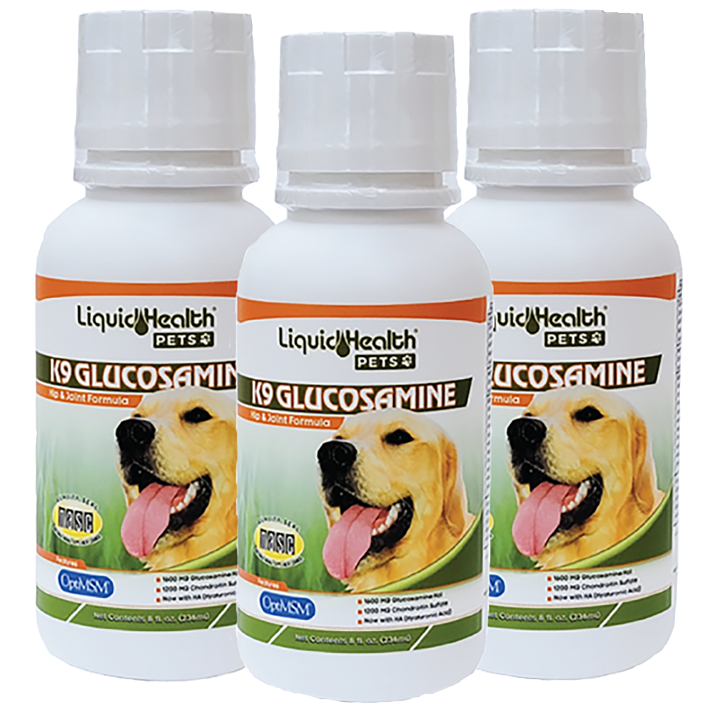 Liquid-Health-Pets-8-Oz-K9-Glucosamine-Tri-Bottle