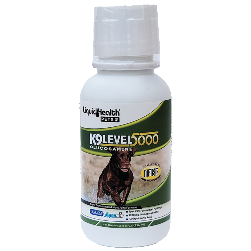 K9 Level 5000 Glucosamine For Dogs Liquid Health Pets