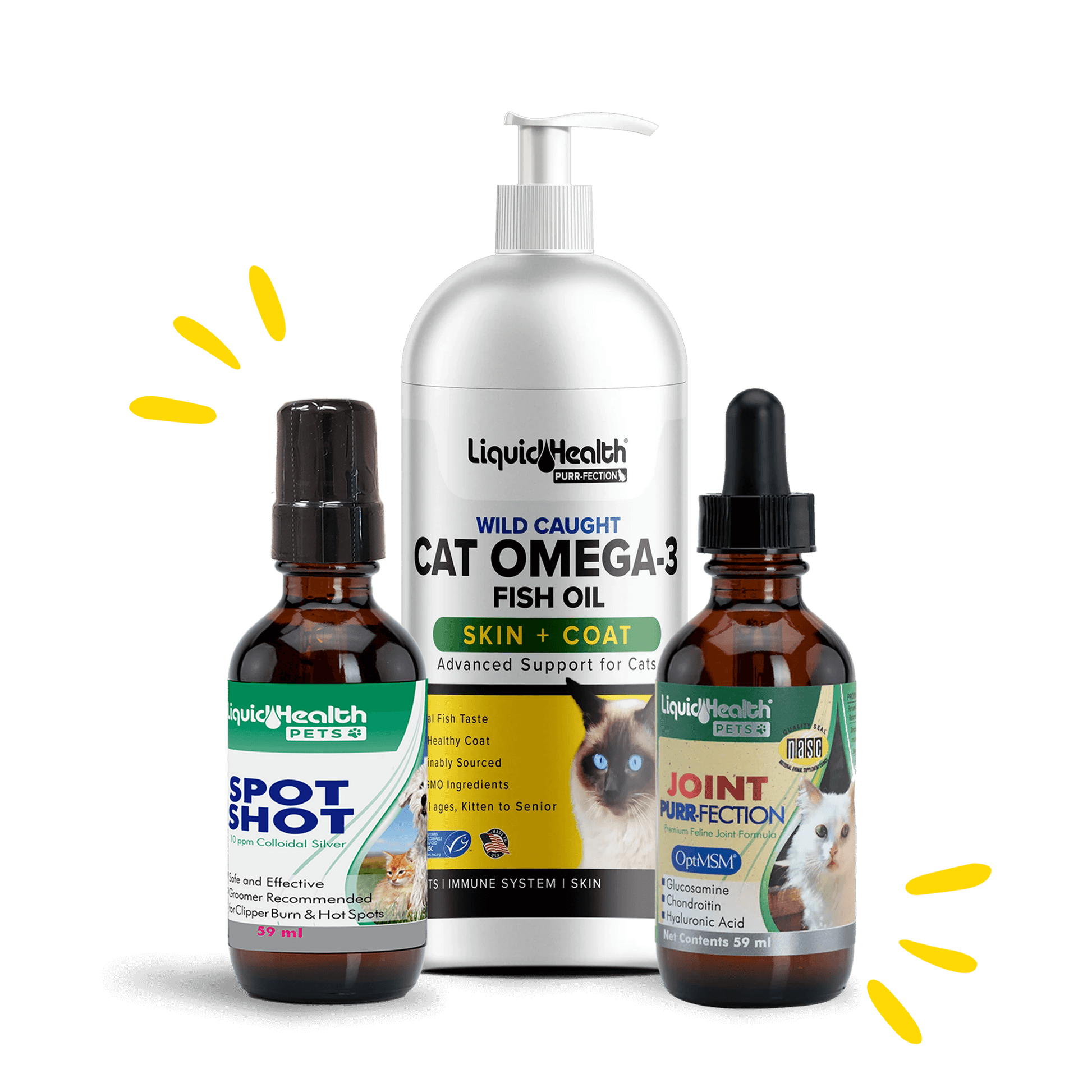 Liquid-Health-Pets-Feline-Purr-fection-Joint-Skin-Coat-Bundle
