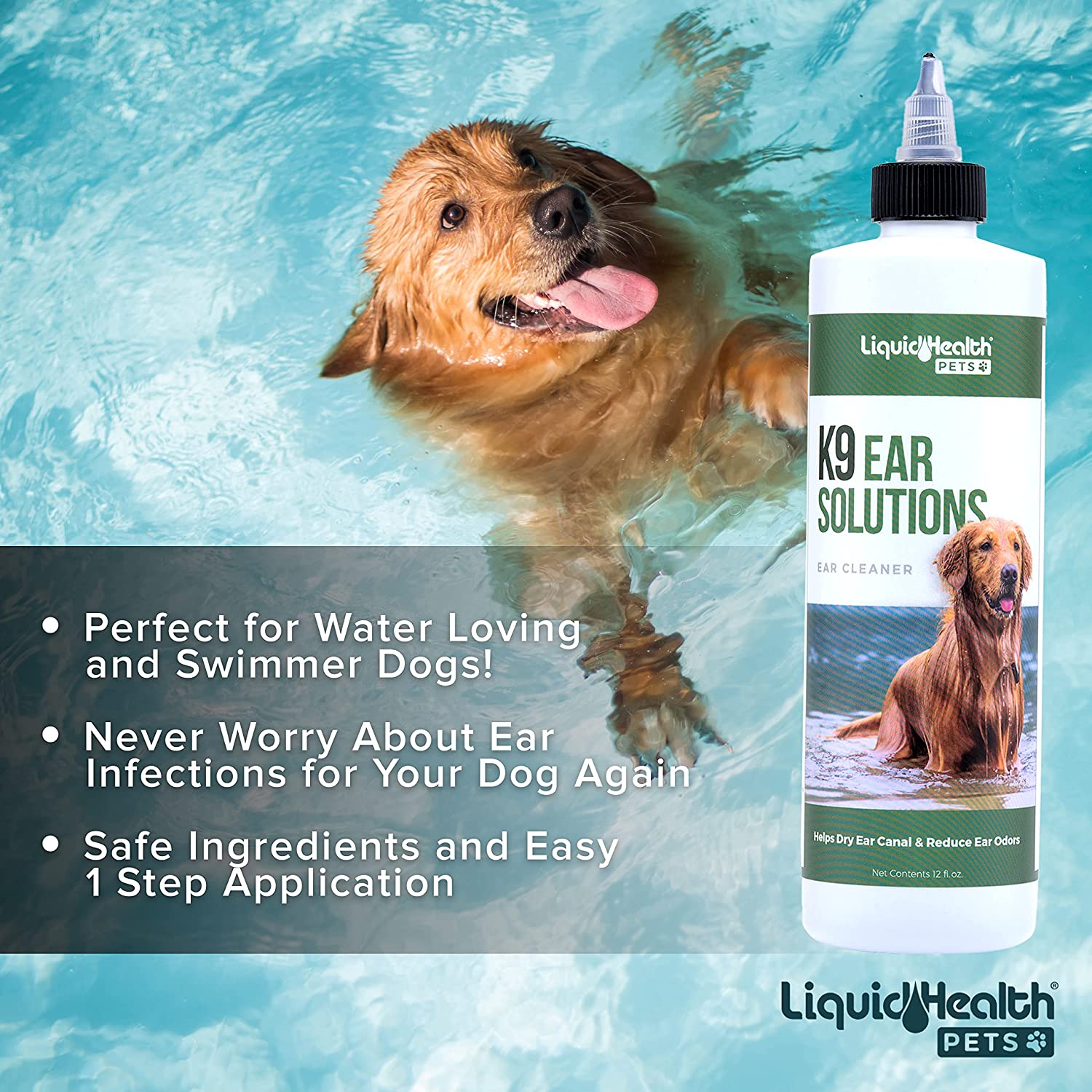 Safe dog ear cleaning solution sale