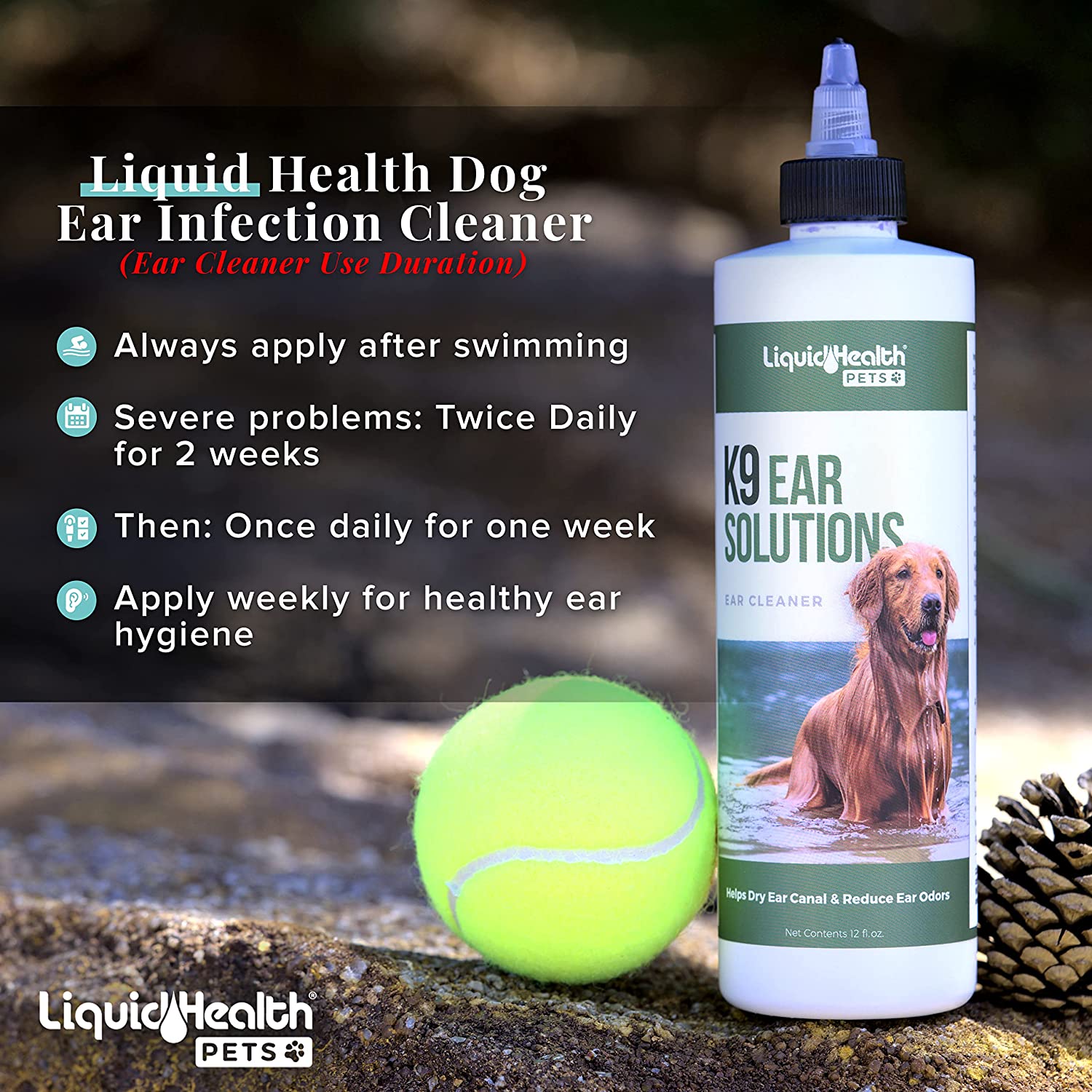 Dog ear fashion cleaner for infection