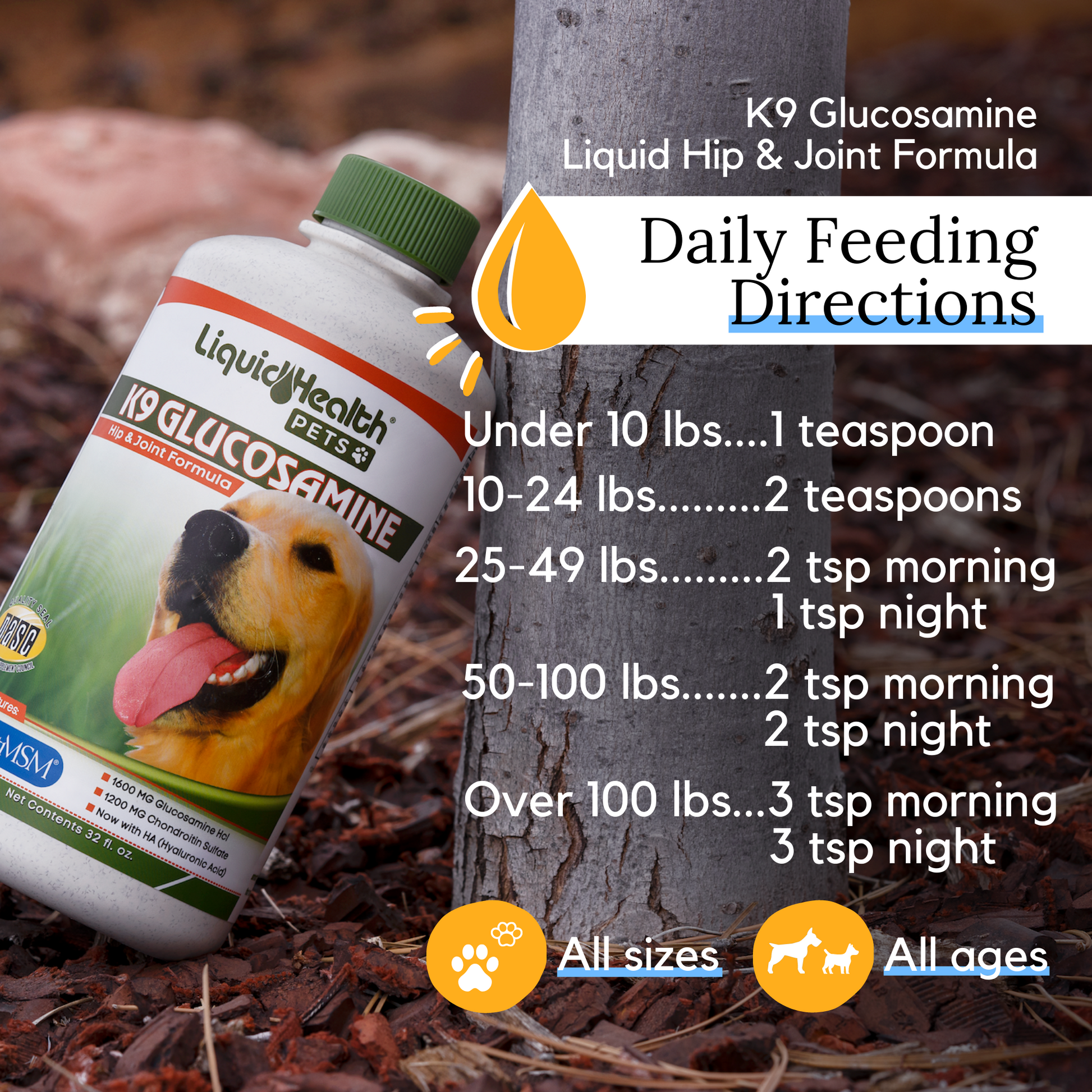 Glucosamine hcl for dogs best sale