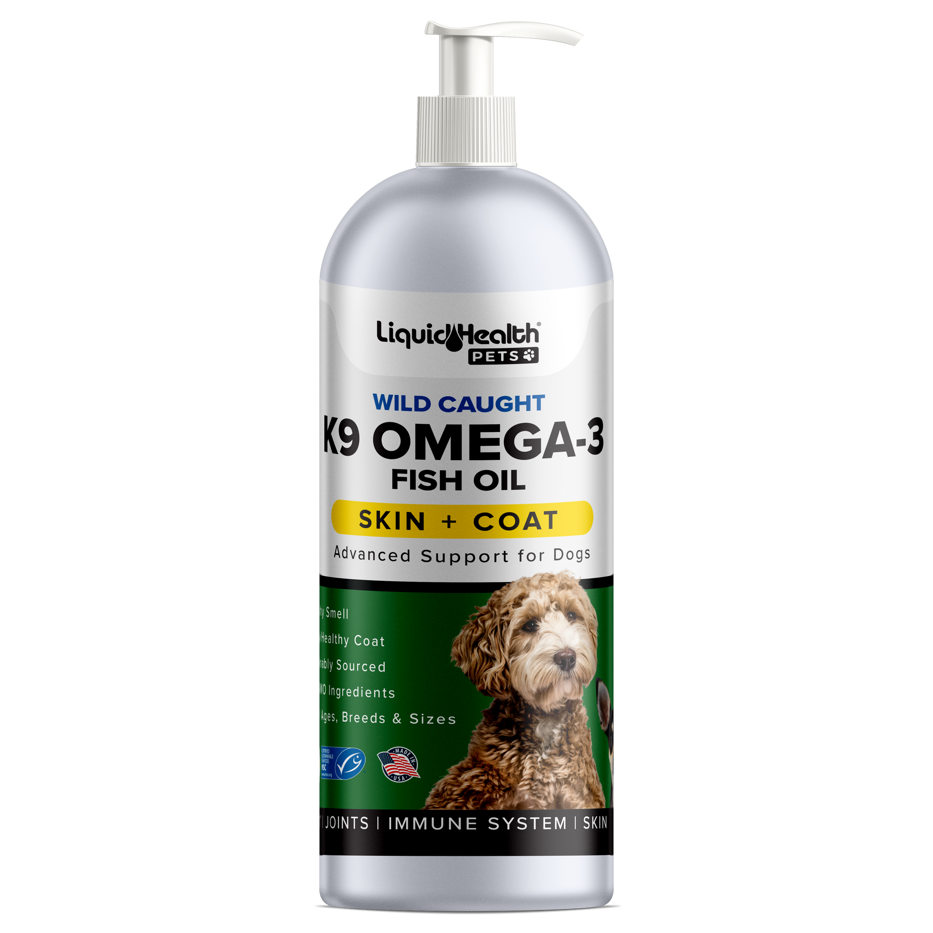 K9 Omega 3 Fish Oil For Dogs Liquid Health Pets